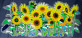 Glitter sunflower