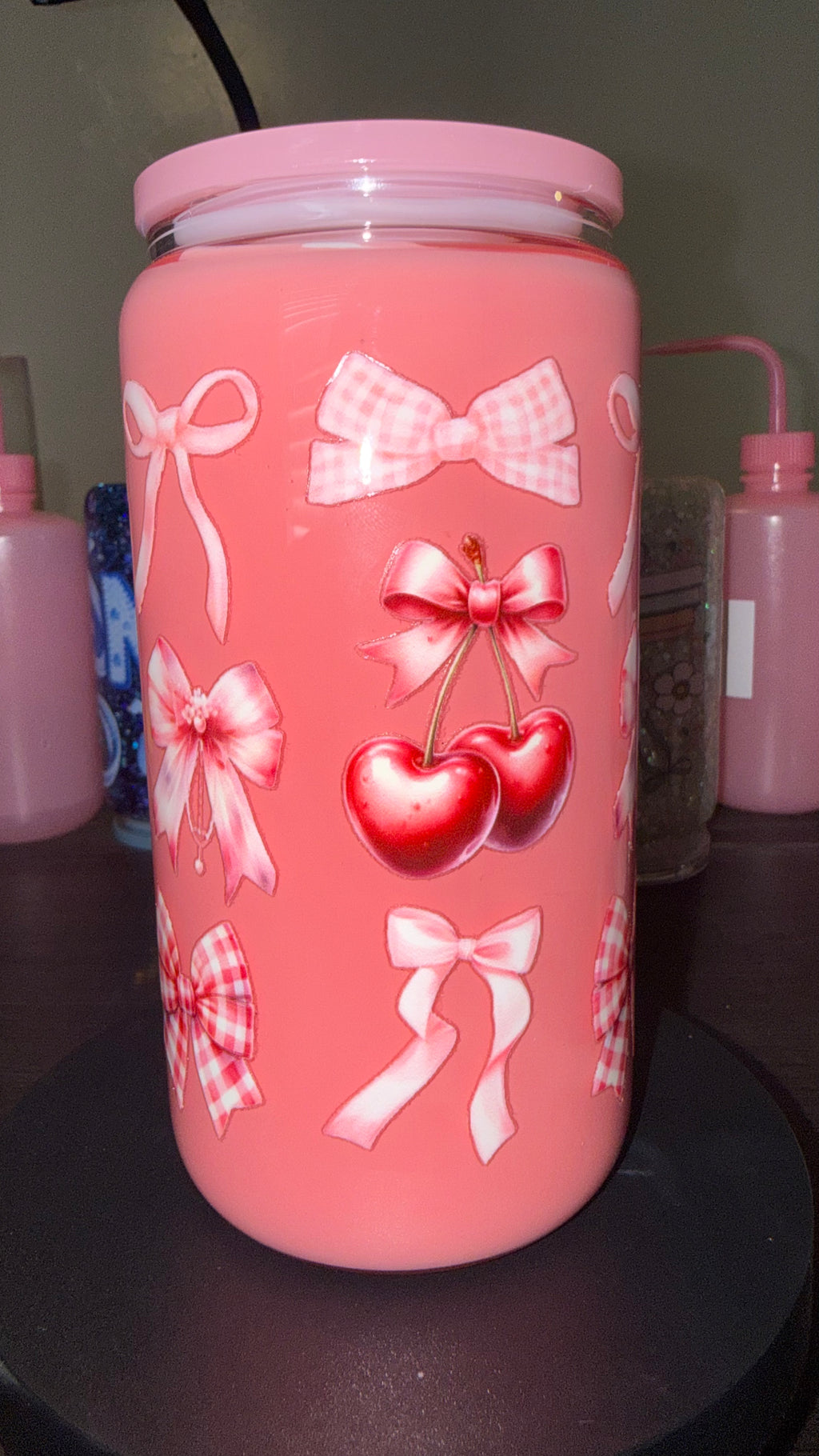 Cherry paint cup