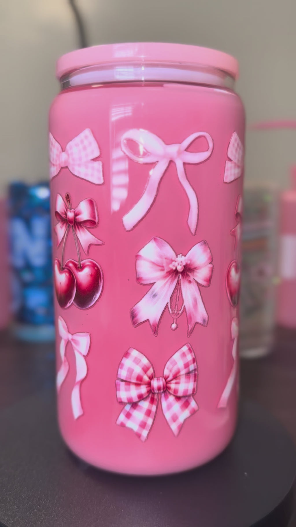Cherry paint cup